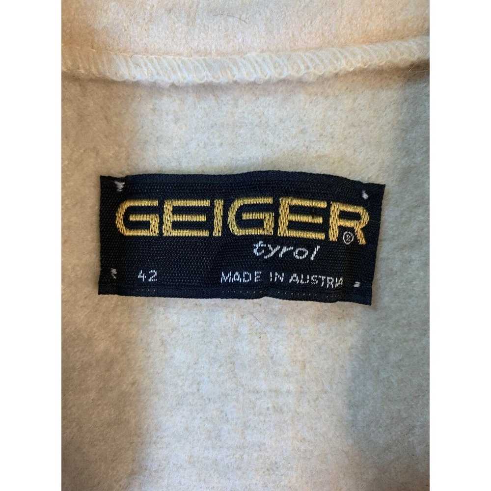 Vtg Geiger Austria Boiled Wool Tyrol Jacket Women… - image 6