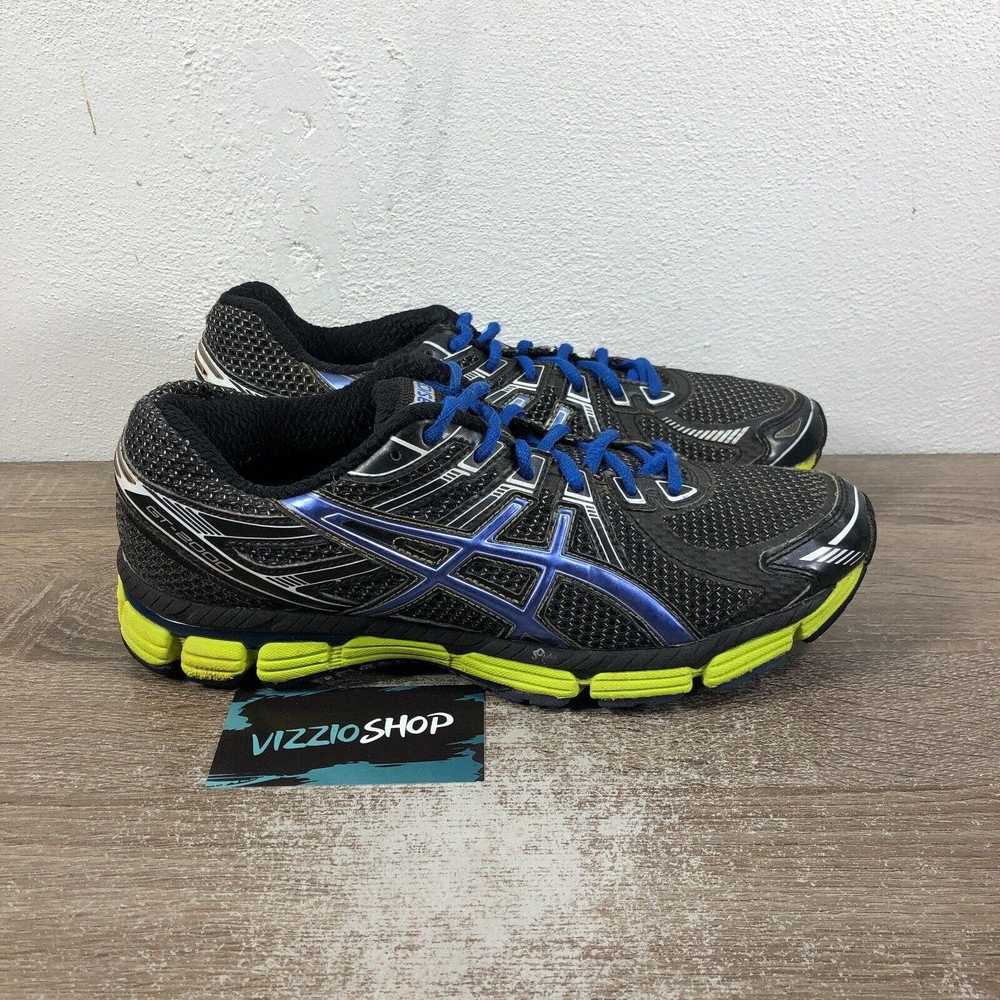 Asics Asics GT-2000 Black Blue Neon Yellow Runnin… - image 1