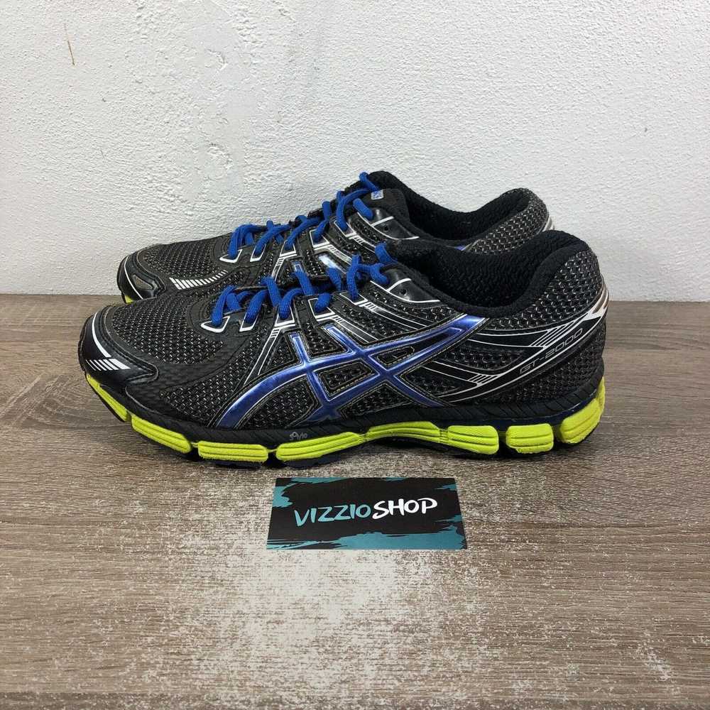 Asics Asics GT-2000 Black Blue Neon Yellow Runnin… - image 3