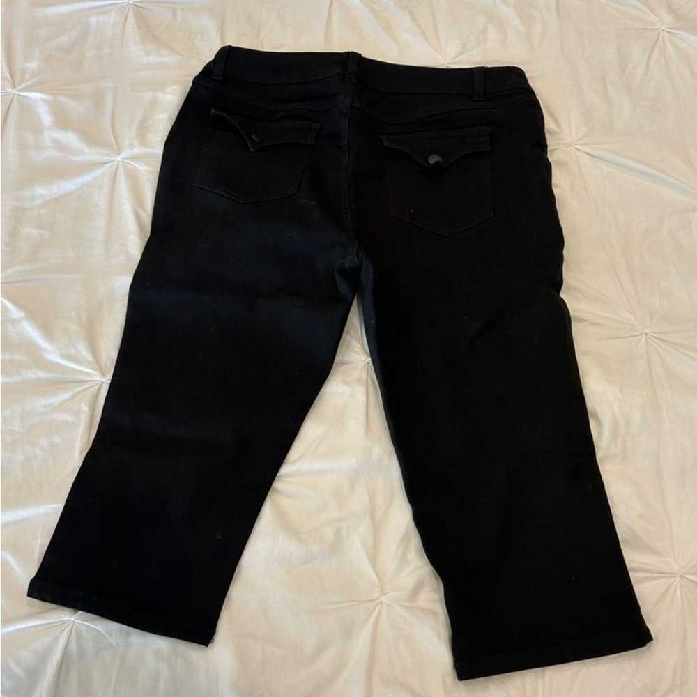 d. jeans Women's Black Capri Jeans Stretchable Si… - image 2