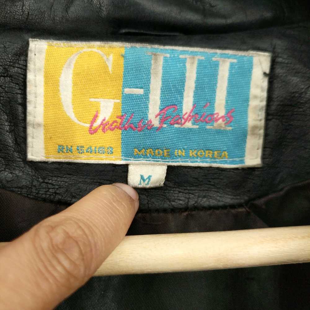 G Iii × Leather Jacket × Vintage Vintage G-III Le… - image 9
