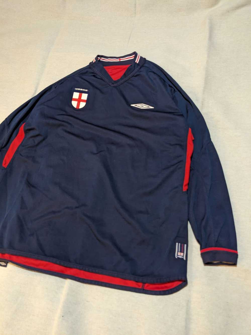 Umbro × Vintage Reversible Umbro England Practice… - image 2