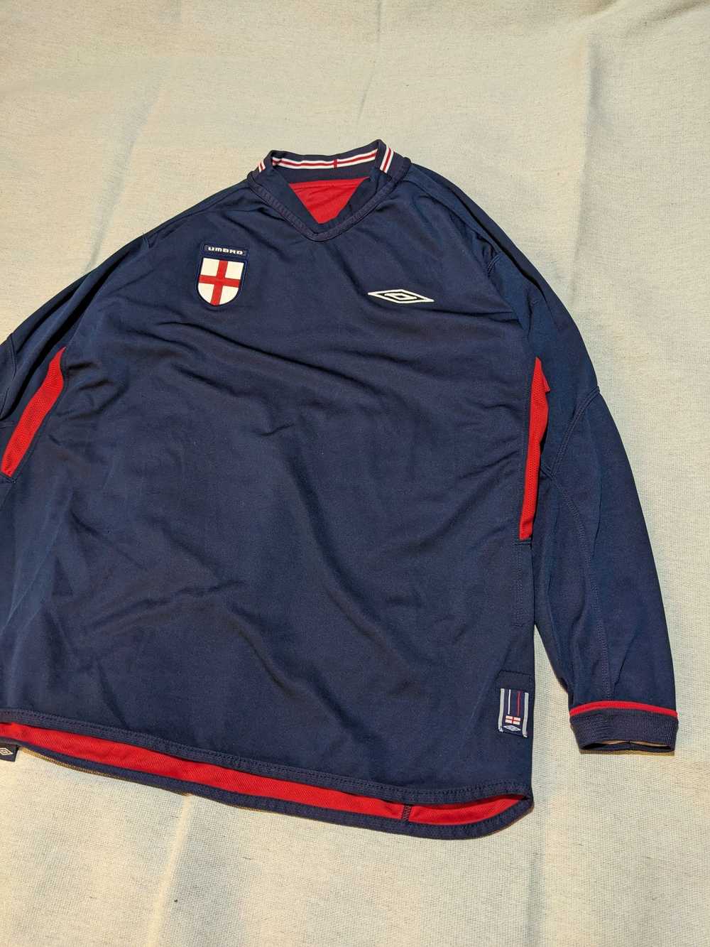 Umbro × Vintage Reversible Umbro England Practice… - image 3