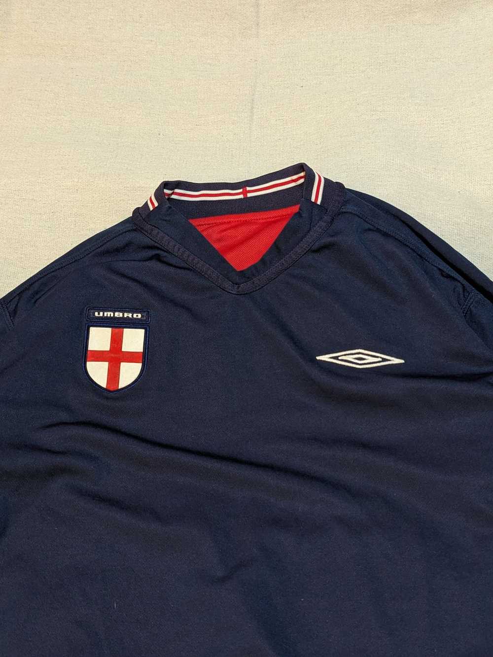 Umbro × Vintage Reversible Umbro England Practice… - image 4