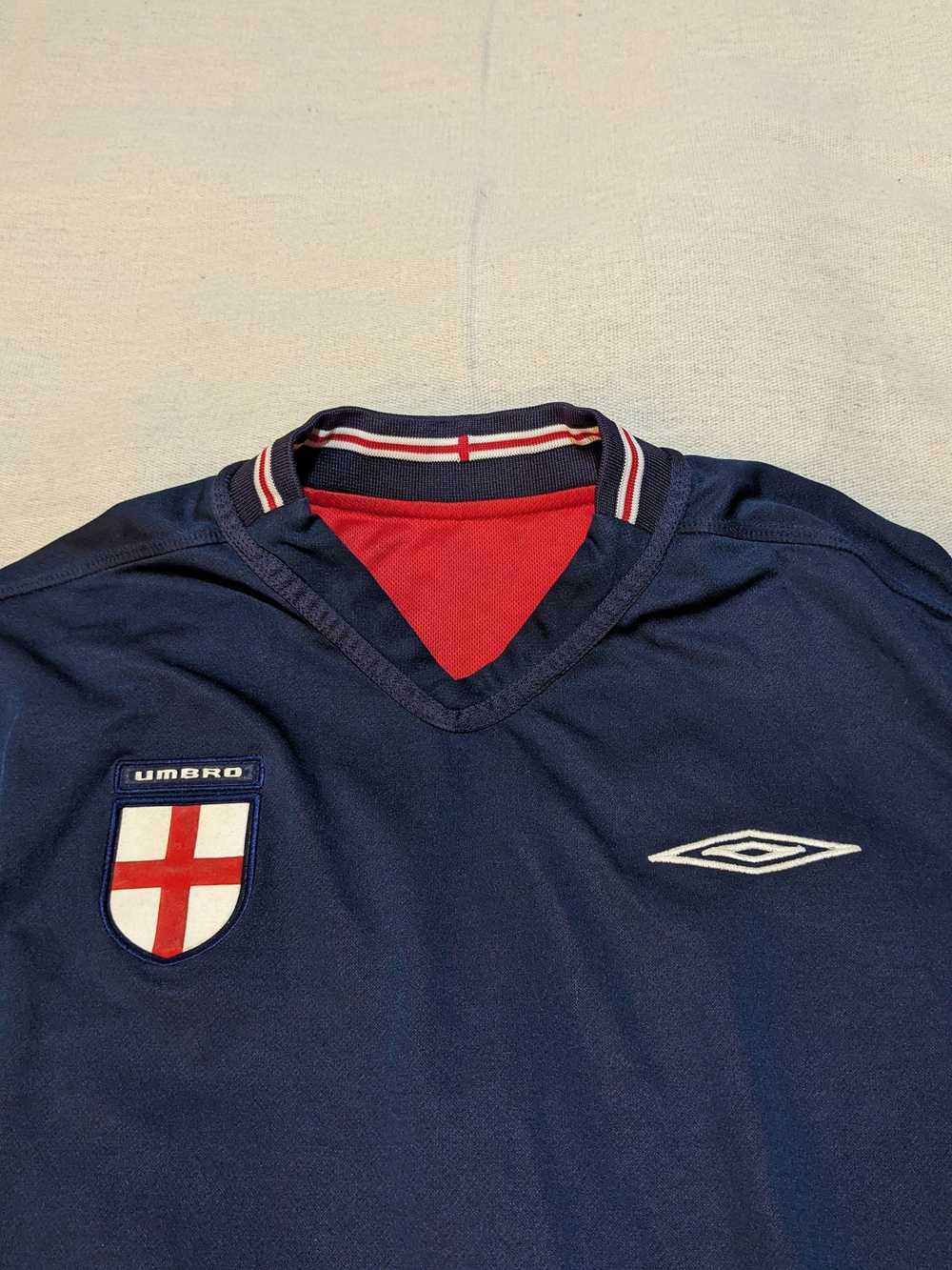 Umbro × Vintage Reversible Umbro England Practice… - image 7