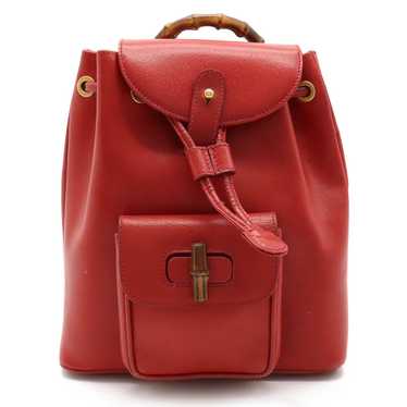Gucci GUCCI Bamboo Rucksack Backpack Shoulder Bag… - image 1