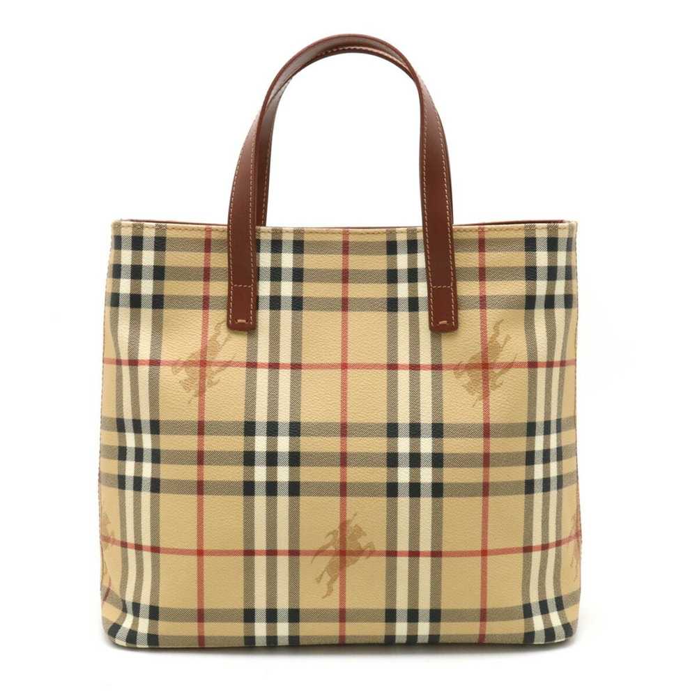 Burberry BURBERRY Nova Check Pattern Handbag Tote… - image 1