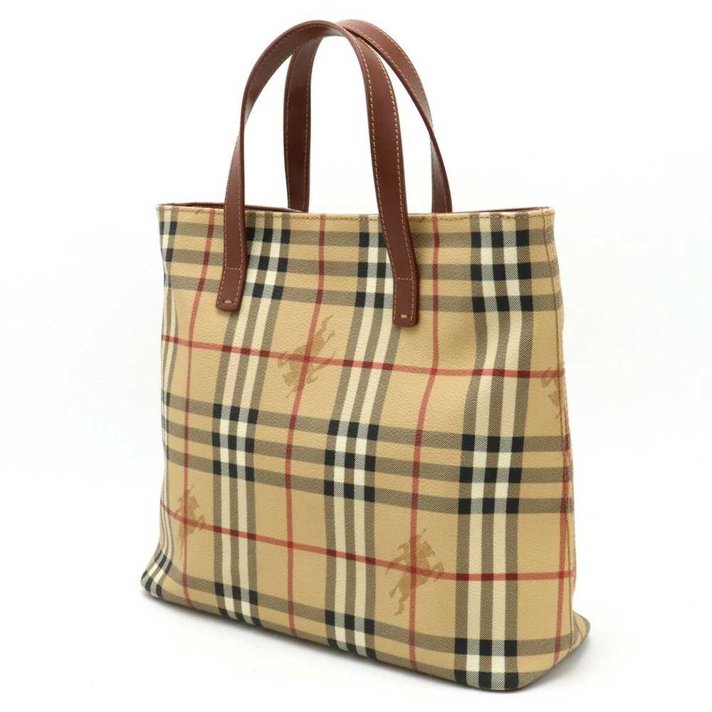 Burberry BURBERRY Nova Check Pattern Handbag Tote… - image 2