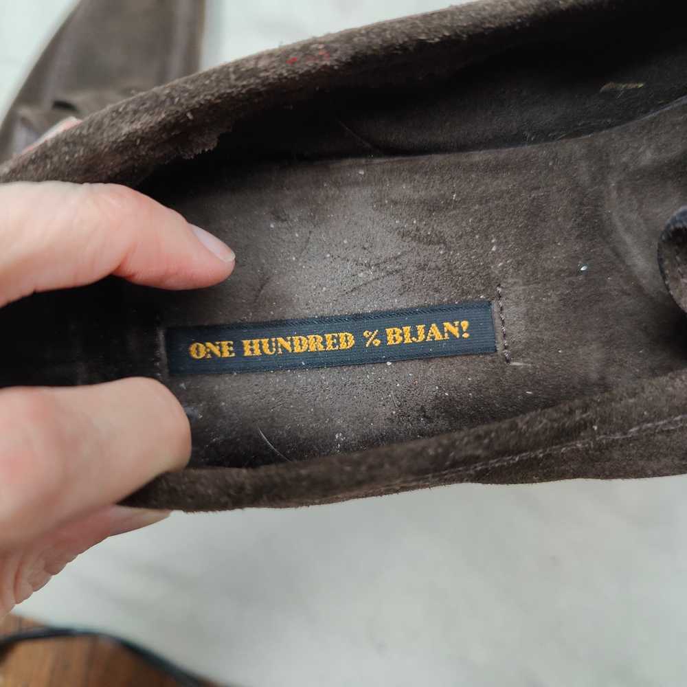 Bijan One Hundred % Bijan! Dress Loafers Mens 9 B… - image 6