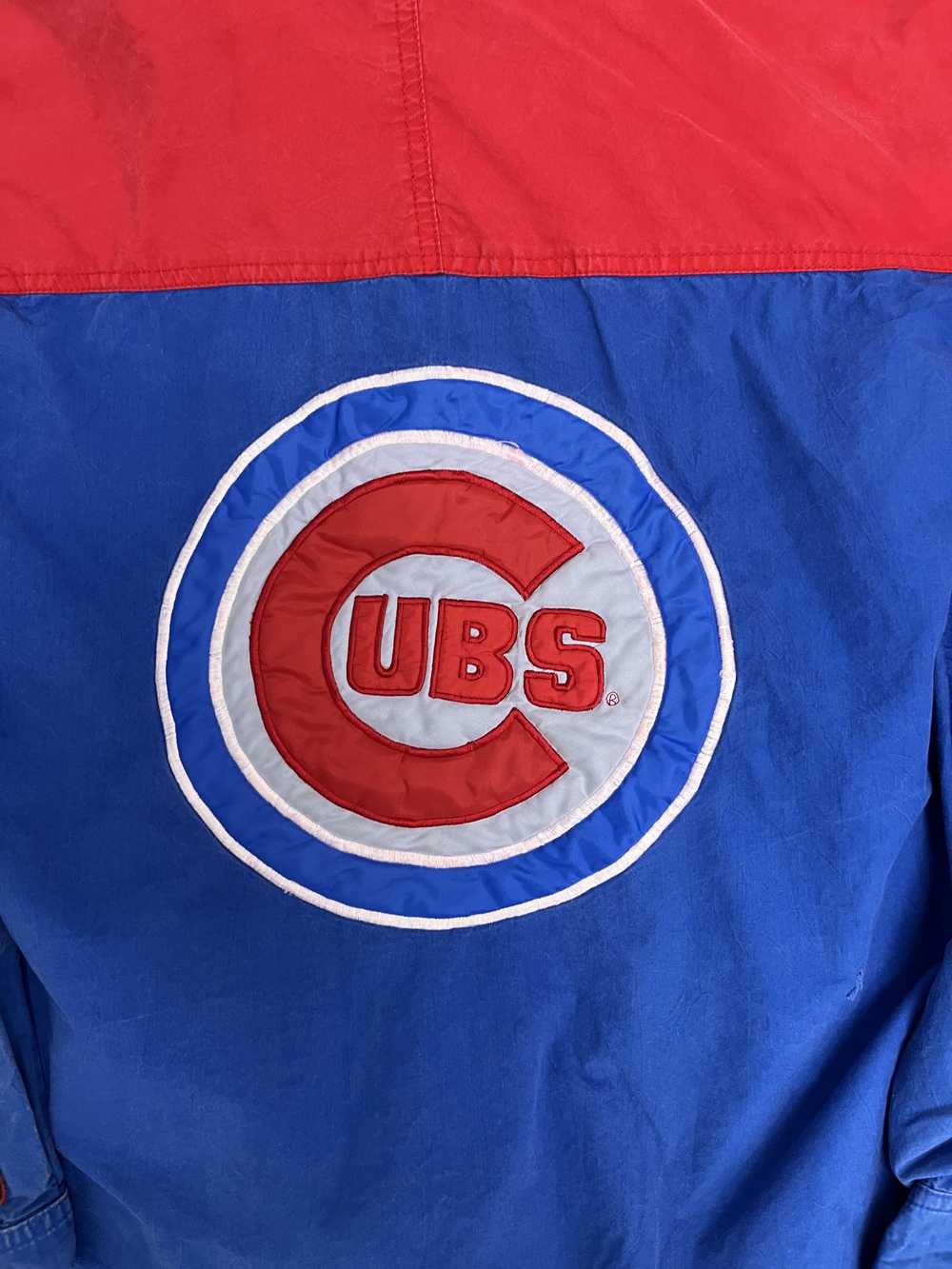 Vintage Chicago Cubs Stitched Vintage Blue Jacket - image 5