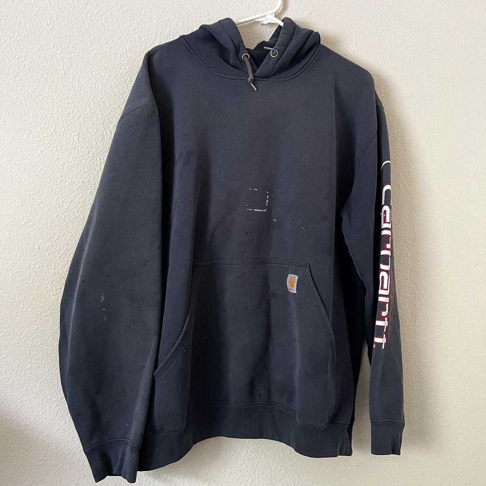 Carhartt × Rare × Vintage Carhartt Sweatshirt Hoo… - image 1