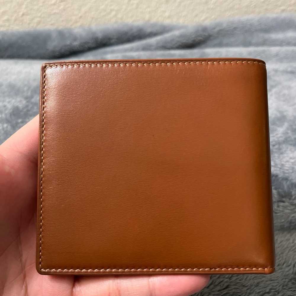 AUTHENTIC Gucci Mens Vintage Leather Wallet Light… - image 3