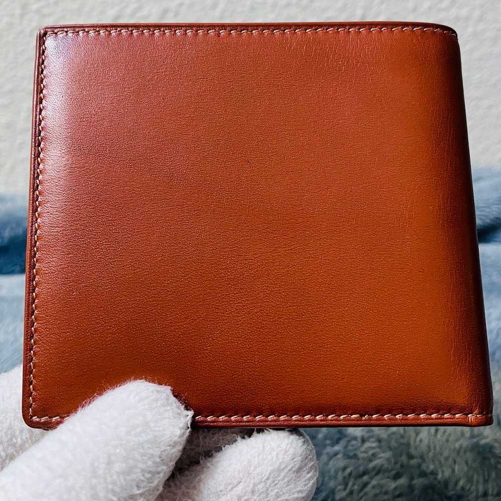AUTHENTIC Gucci Mens Vintage Leather Wallet Light… - image 5