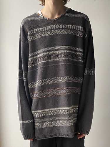 Dries Van Noten Reverse Knit Oversized Sweater