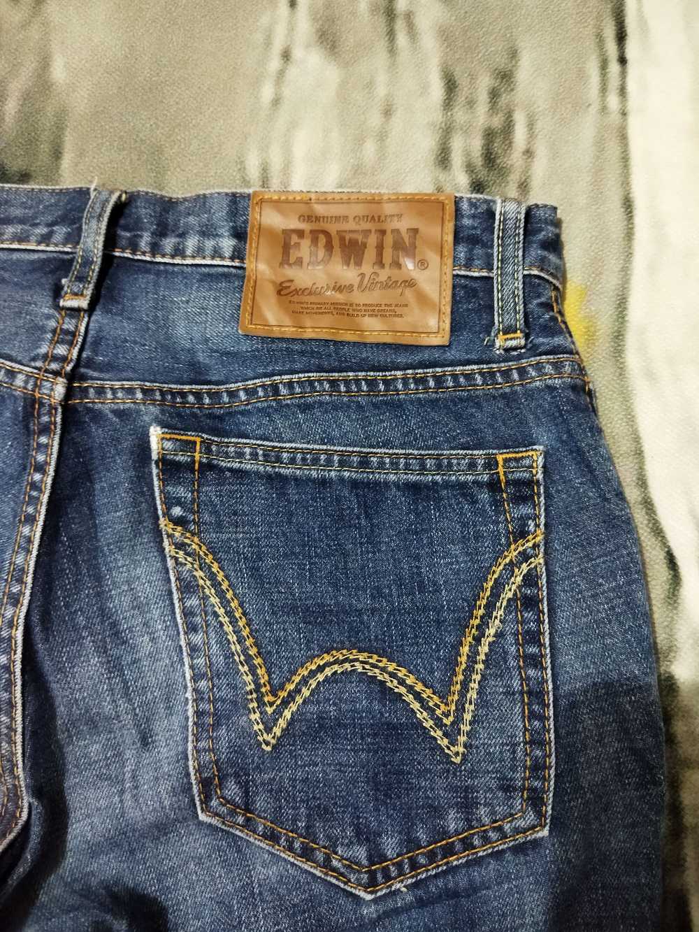 Edwin × Streetwear VINTAGE EDWIN GEXV03 BLUE JEAN… - image 10