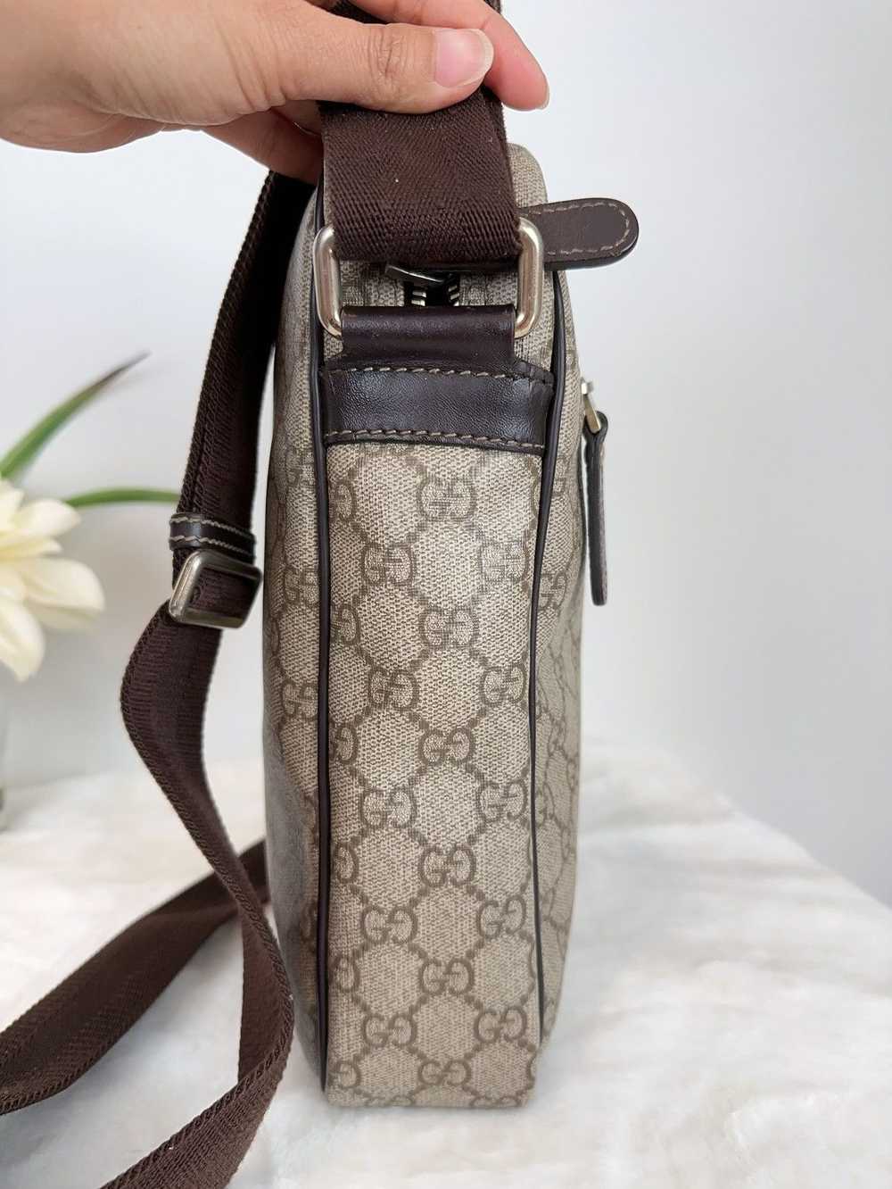 Gucci Pre-owned GUCCI Shoulder Bag GG Supreme Lea… - image 4