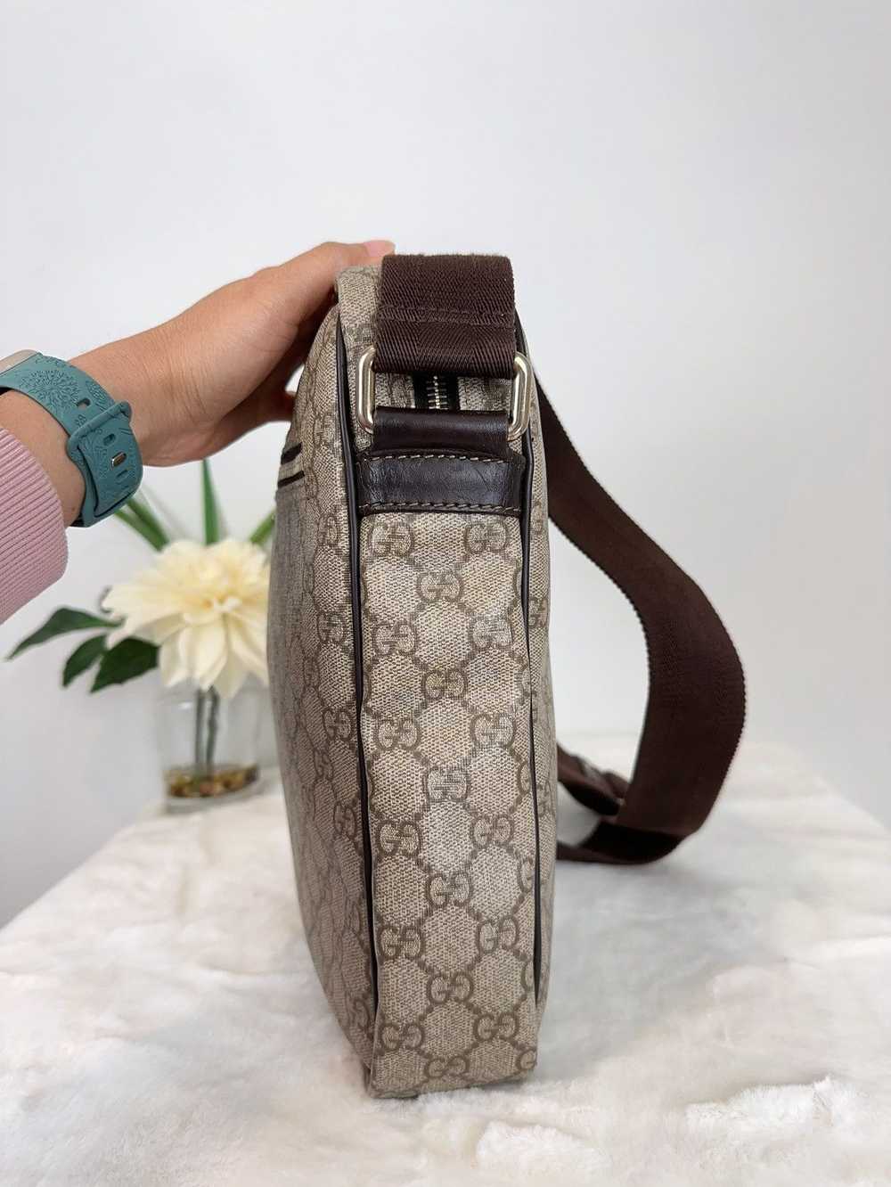 Gucci Pre-owned GUCCI Shoulder Bag GG Supreme Lea… - image 7