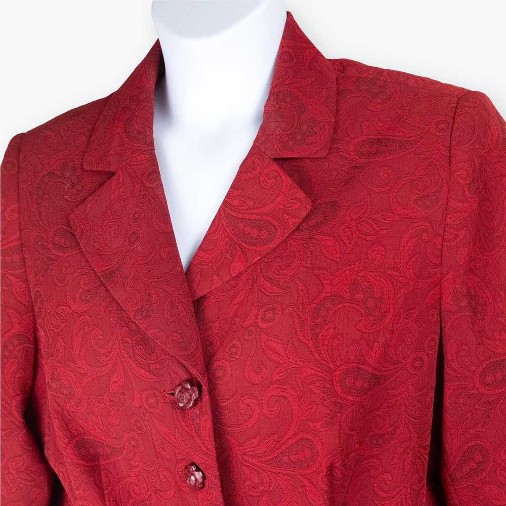 Giorgio Giorgio Sant' Angelo Vintage Red Brocade … - image 2