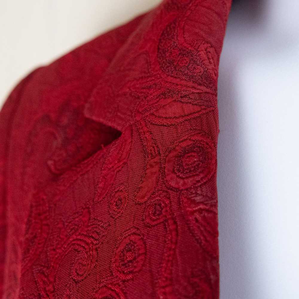Giorgio Giorgio Sant' Angelo Vintage Red Brocade … - image 9
