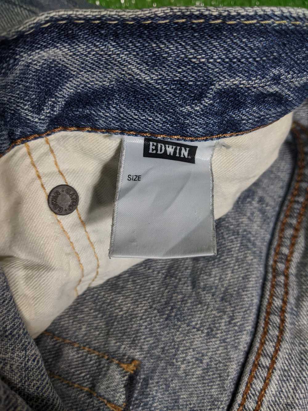 Distressed Denim × Edwin × Vintage EDWIN distress… - image 4