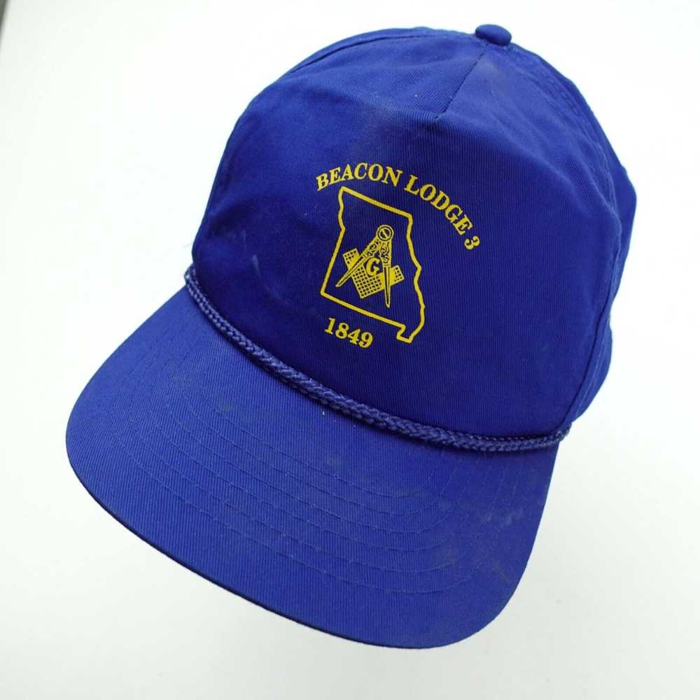 Vintage Beacon Lodge 3 1849 Ball Cap Hat Snapback… - image 1