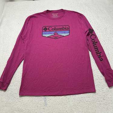 Columbia Columbia Large Long Sleeve Purple Crewne… - image 1