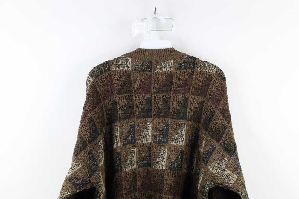 Vintage Vintage 90s Coogi Style Checkered Knit Co… - image 7