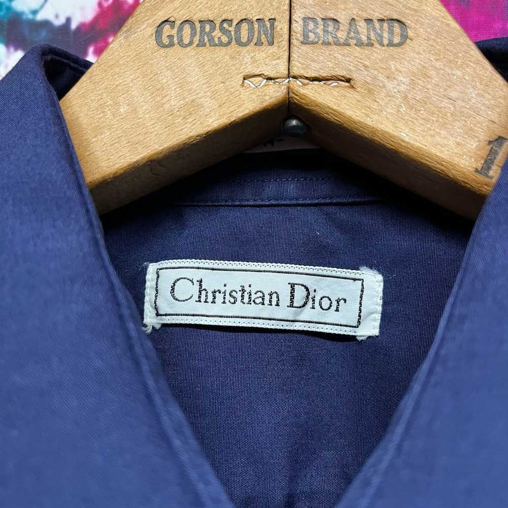 Christian Dior Button Up Long Sleeve Vintage M - image 3