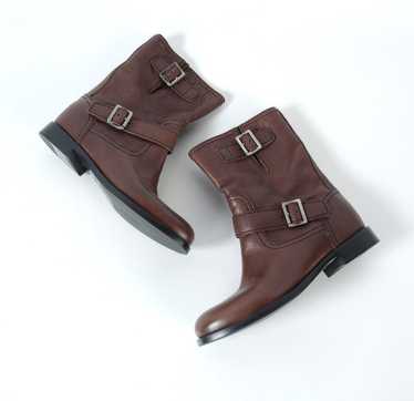 Prada o1smst1ft0424 Buckle Boots in Brown - image 1