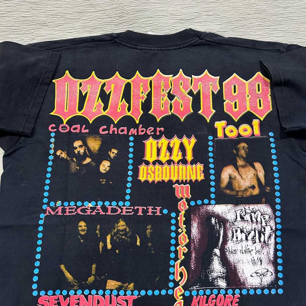 Vintage 1998 Ozzy osbourne parking lot shirt - image 3