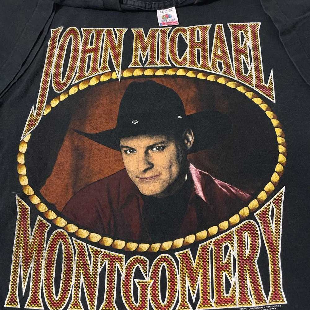 Vintage 90s John Michael Montgomery Country Tour … - image 1