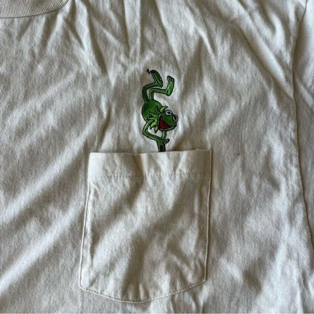 Vintage Hanes Kermit the Frog Men’s XL Pocket T-s… - image 4