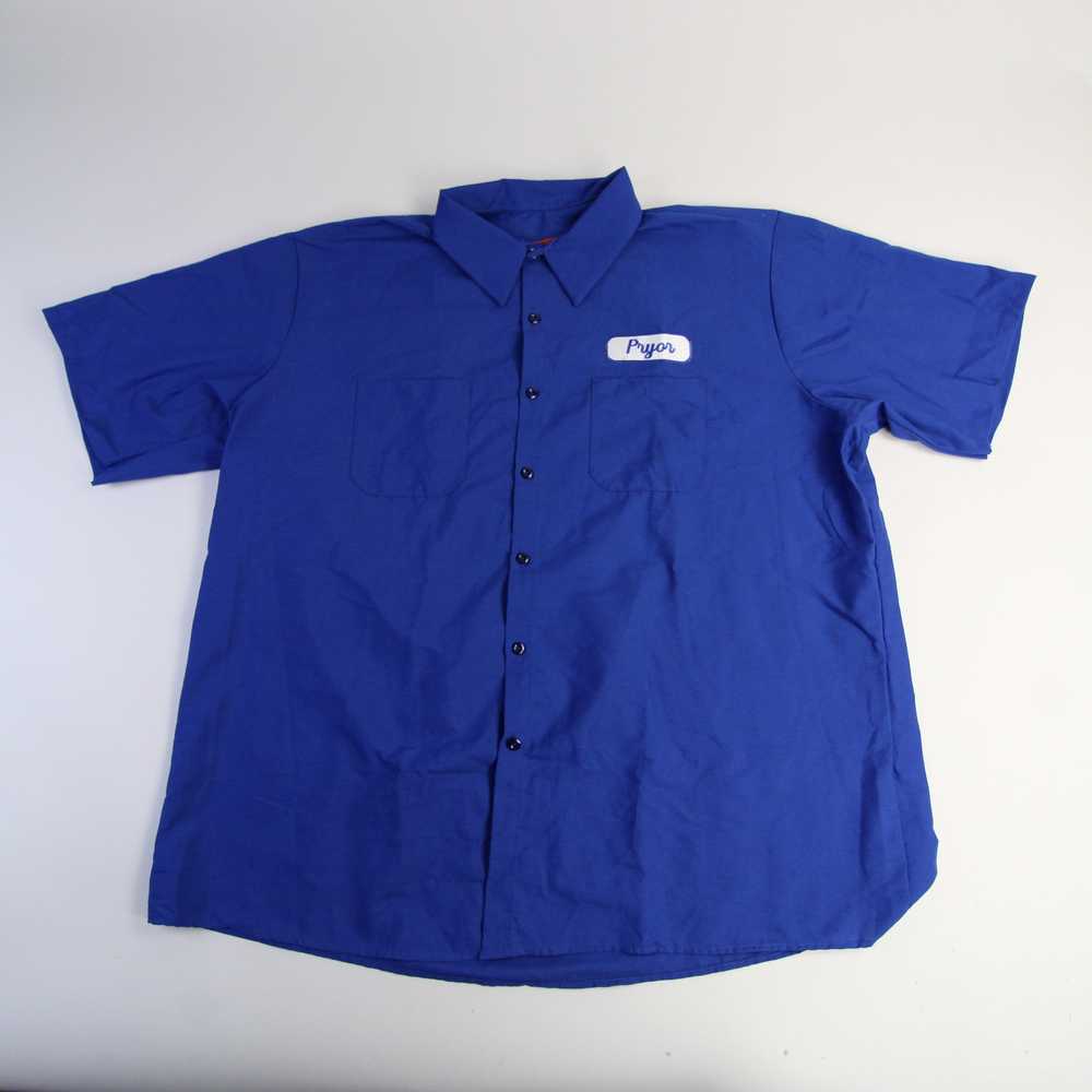 Red Kap Button-Up Men's Blue Used - image 1