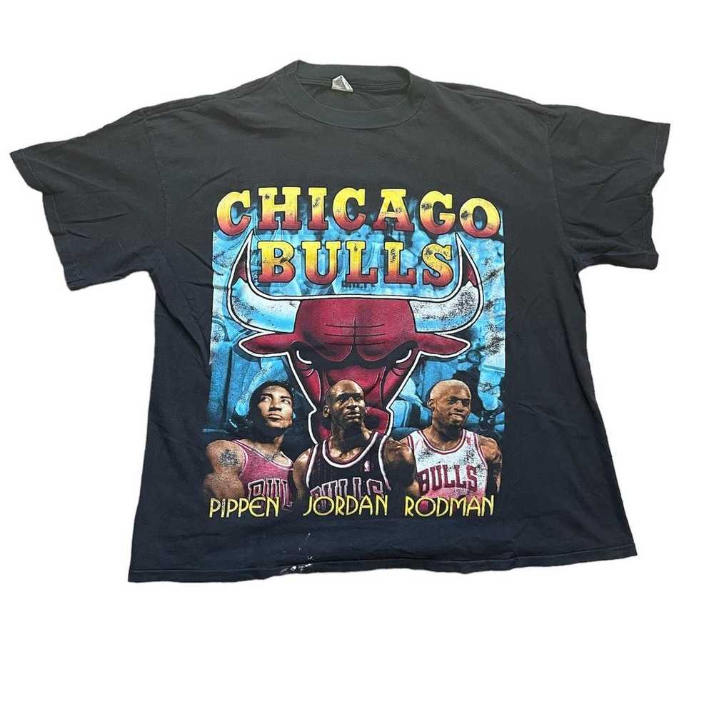 Vintage Chicago Bulls Rap Tee - image 1