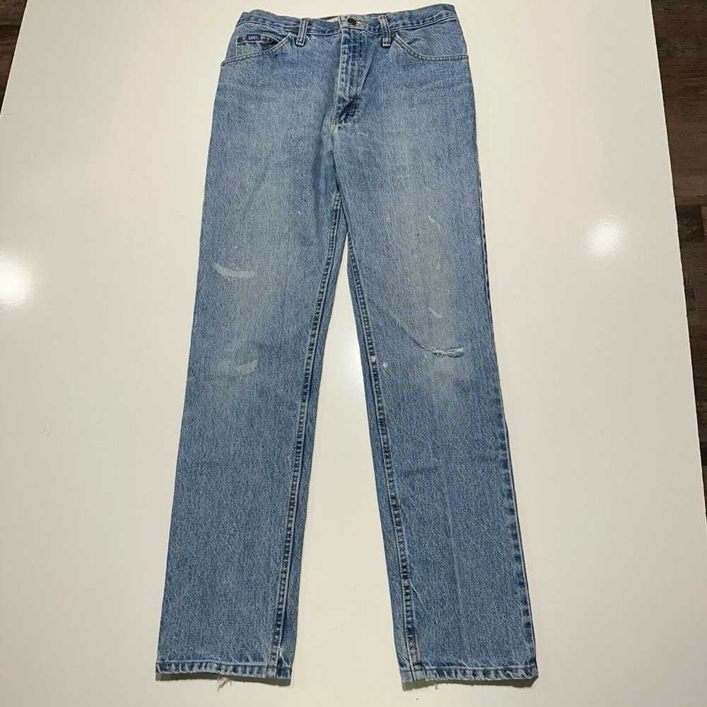 LEE Vintage Straight Leg Jeans Men’s 34 x 34 Blue… - image 2