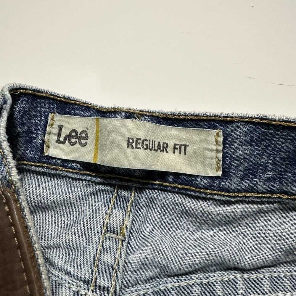 LEE Vintage Straight Leg Jeans Men’s 34 x 34 Blue… - image 8