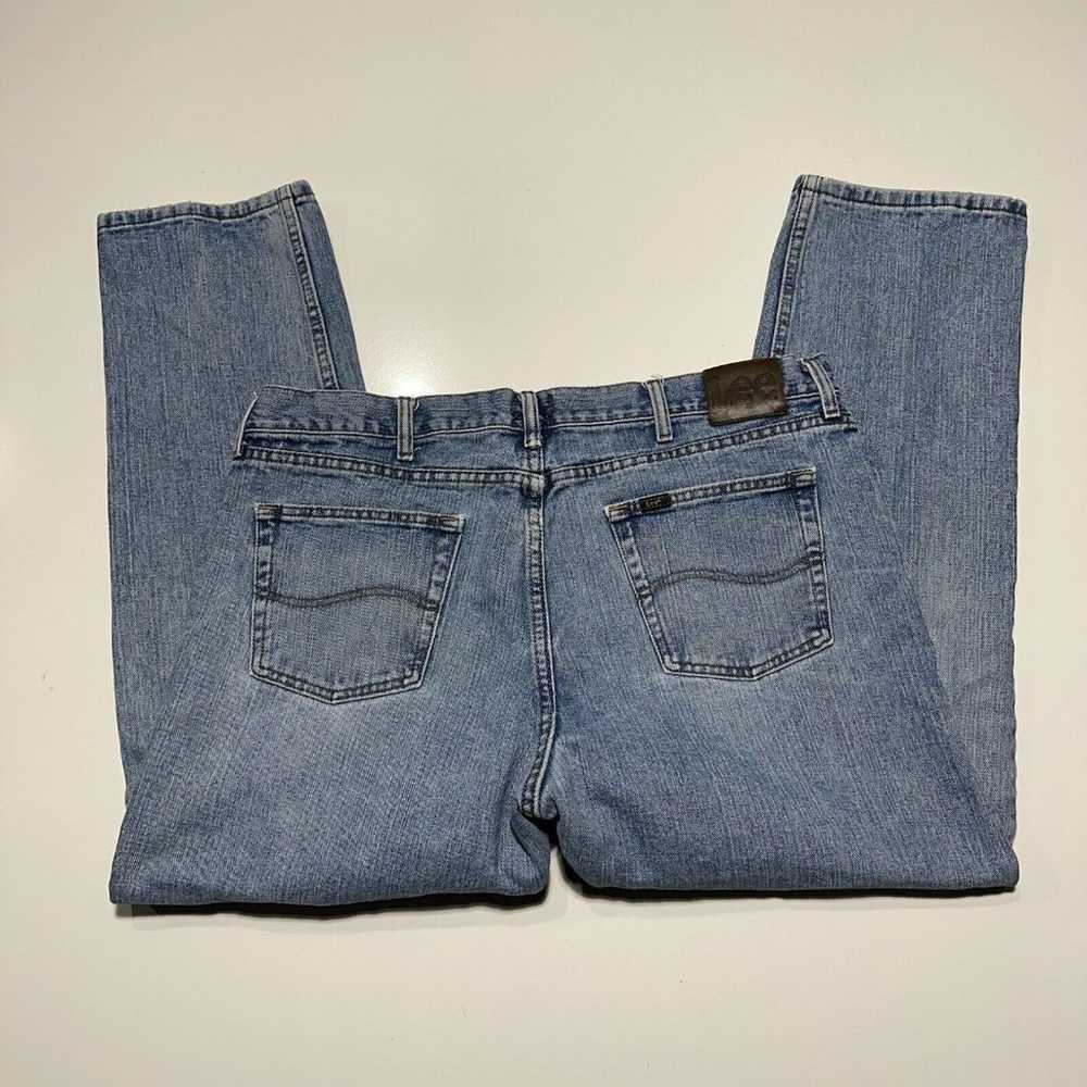 LEE Vintage Straight Leg Jeans Men’s 40 x 30 Blue… - image 1