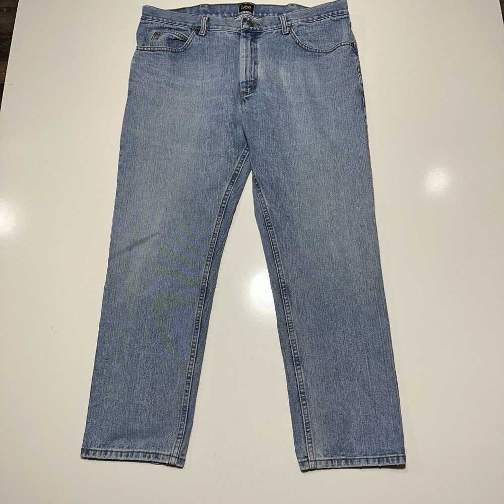 LEE Vintage Straight Leg Jeans Men’s 40 x 30 Blue… - image 2