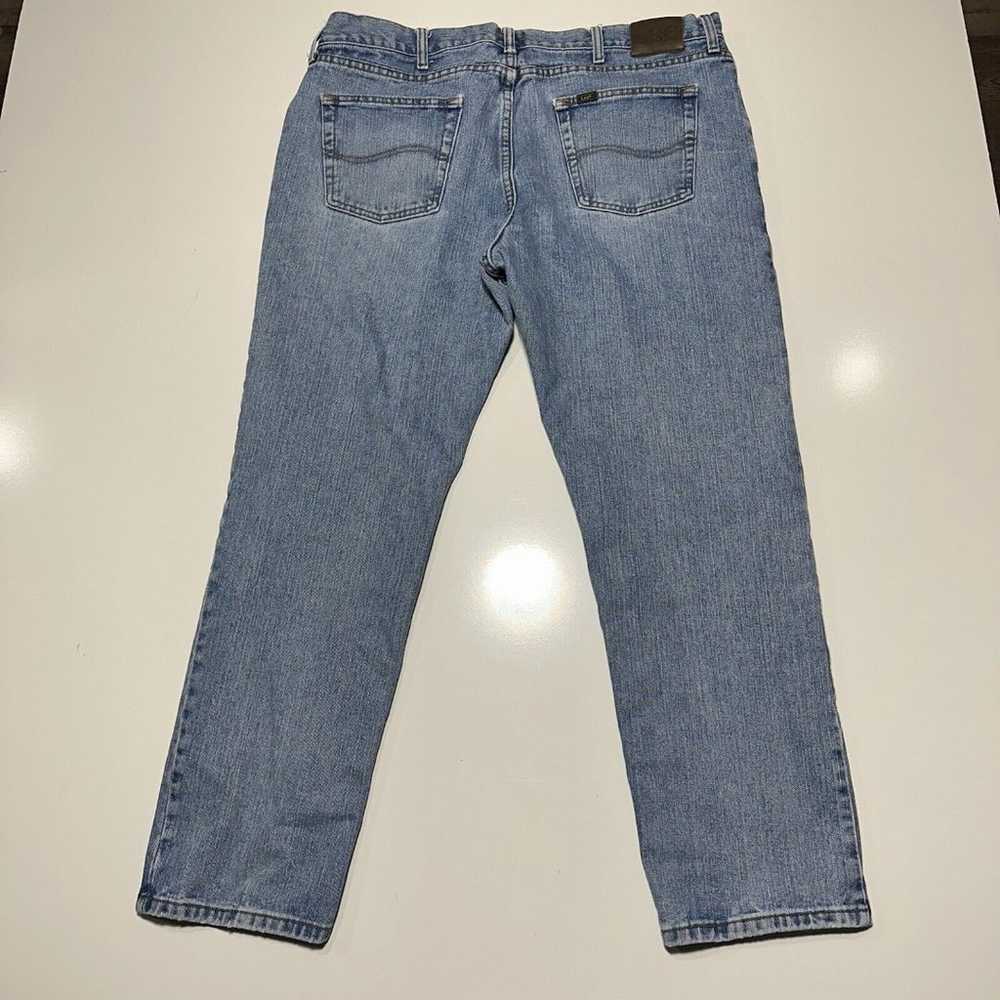 LEE Vintage Straight Leg Jeans Men’s 40 x 30 Blue… - image 3