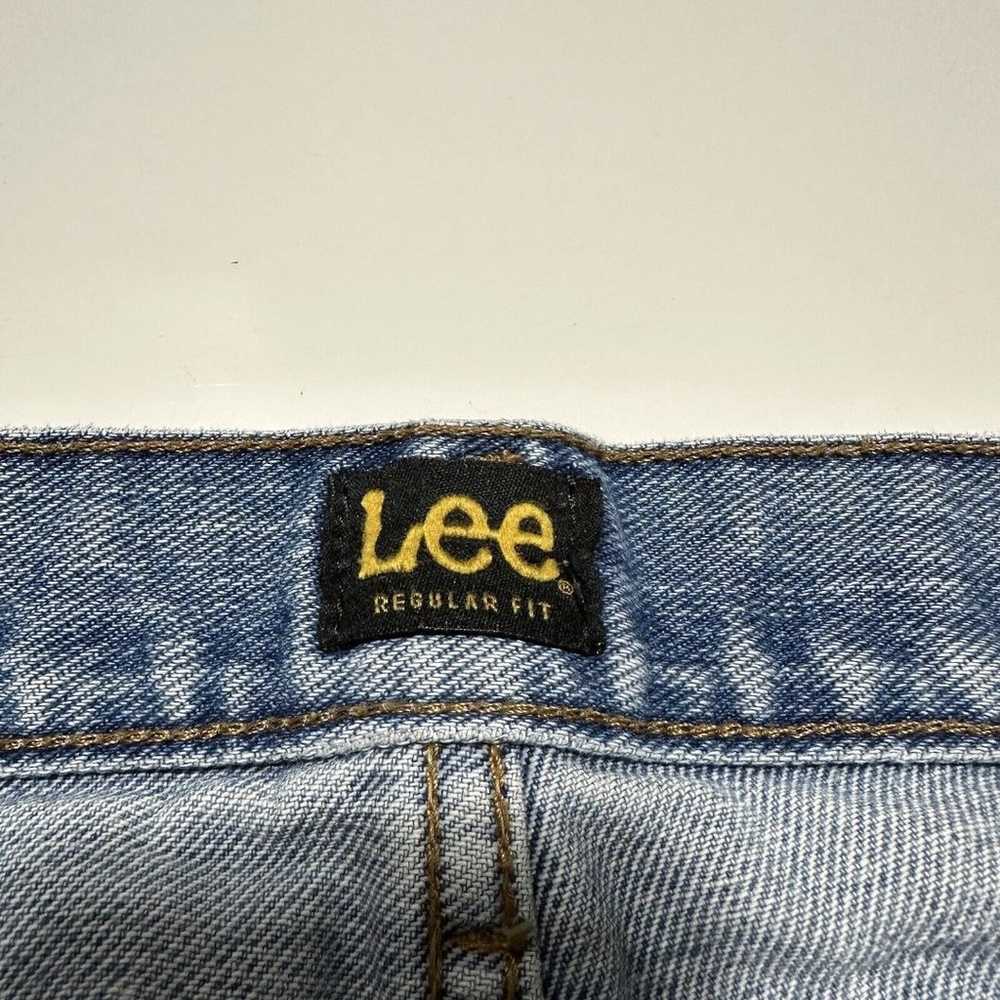 LEE Vintage Straight Leg Jeans Men’s 40 x 30 Blue… - image 5