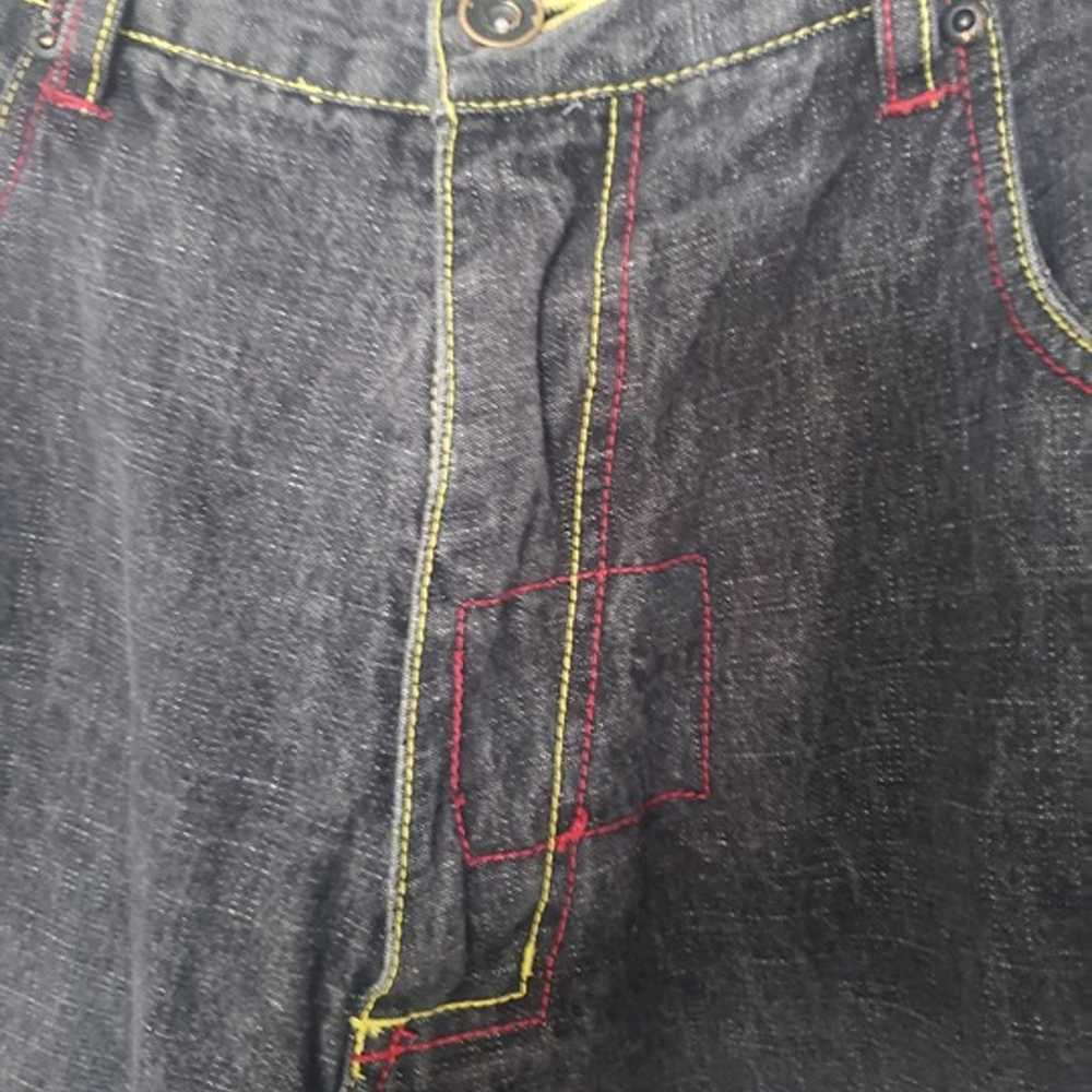 Men's Platinum Fubu Jeans - Size 34 - image 7