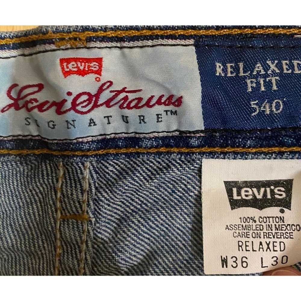 Vintage 90s Levis 540 Relaxed Jeans Sz 36x30 Gold… - image 2