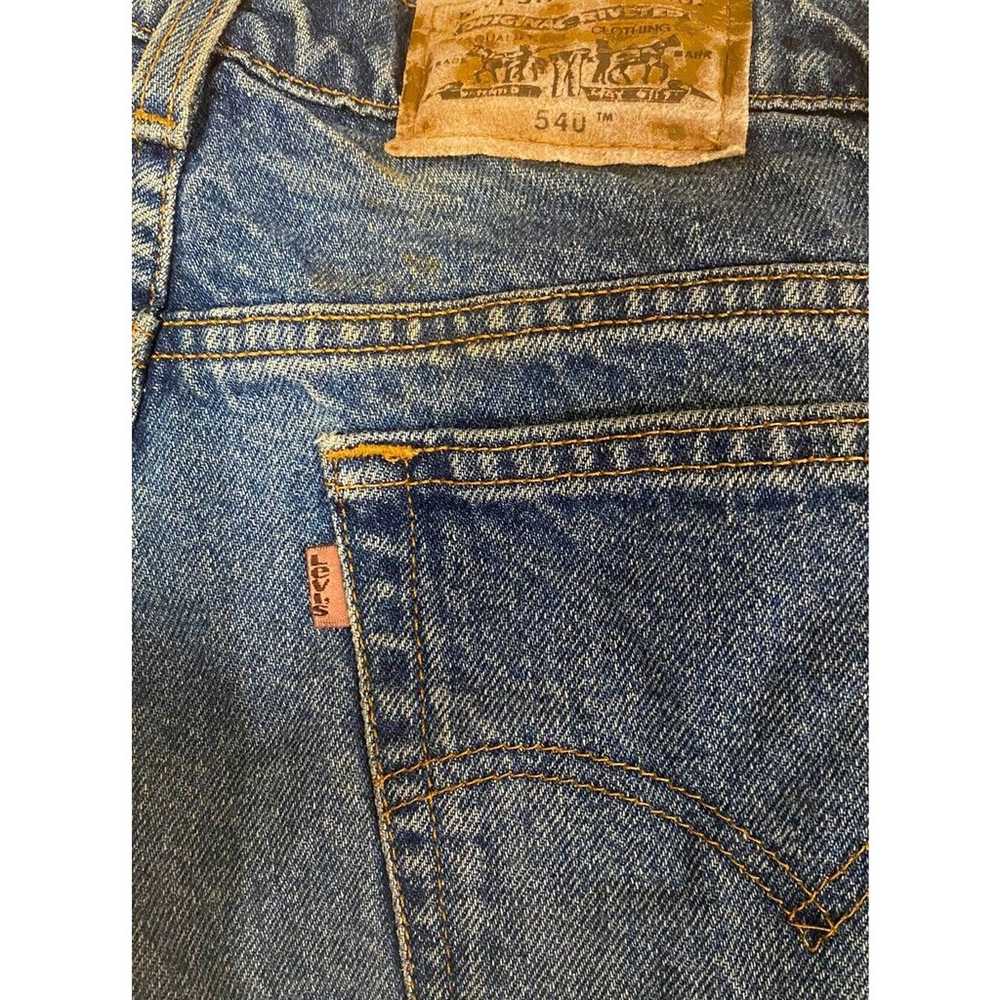 Vintage 90s Levis 540 Relaxed Jeans Sz 36x30 Gold… - image 5