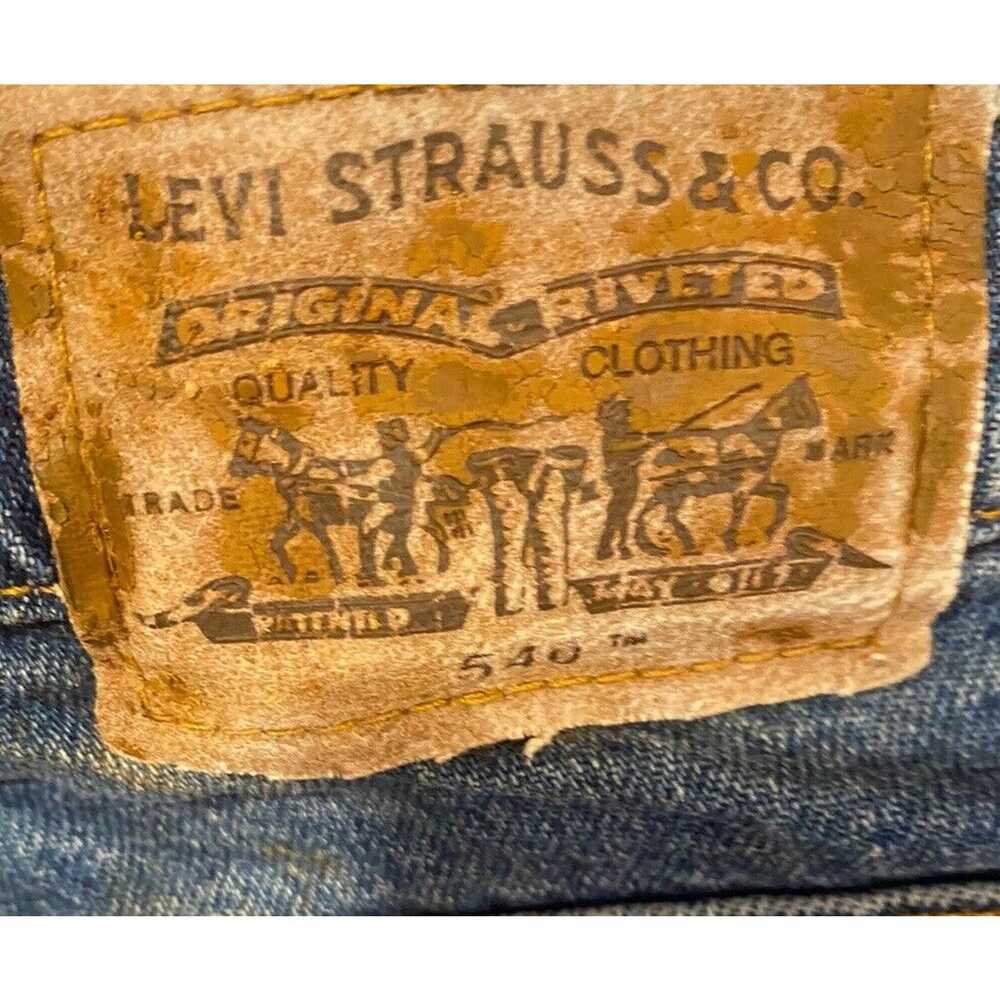 Vintage 90s Levis 540 Relaxed Jeans Sz 36x30 Gold… - image 6
