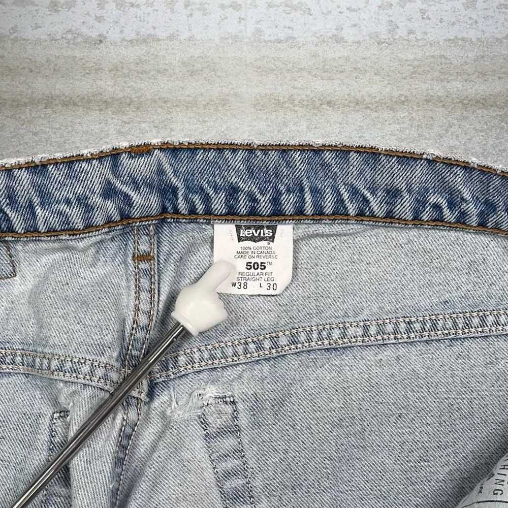 Vintage Levis 505 Straight Fit Jeans Made in Cana… - image 5