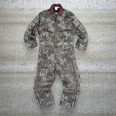 Vintage Real Tree Camo Coveralls Liberty Insulate… - image 1