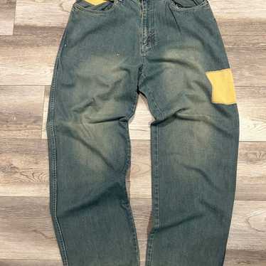 vintage 90s Platinum Fubu Jeans corduroy pockets … - image 1