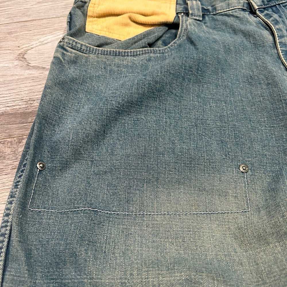 vintage 90s Platinum Fubu Jeans corduroy pockets … - image 2