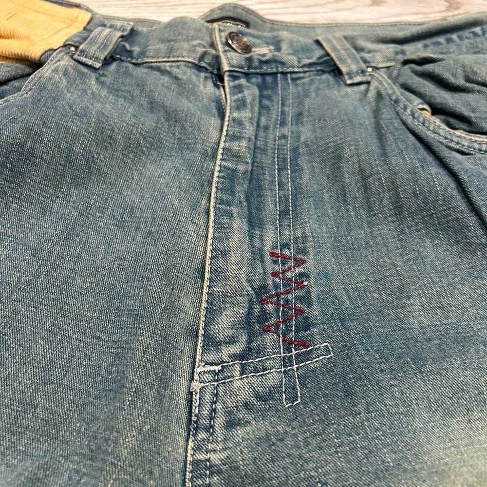 vintage 90s Platinum Fubu Jeans corduroy pockets … - image 3