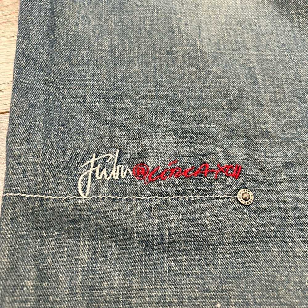 vintage 90s Platinum Fubu Jeans corduroy pockets … - image 9